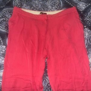 H&M hot pink high rise pants.